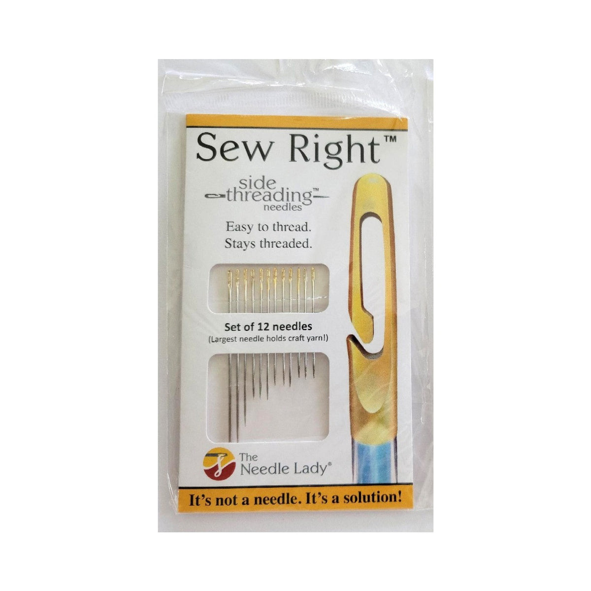 The Needle Lady's Side Threading Needles 12pc