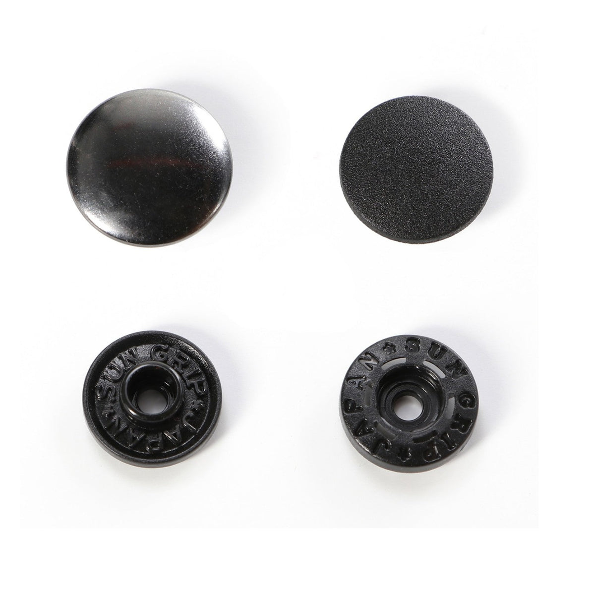 Tool-free Snaps - Set of Four - Black Metal