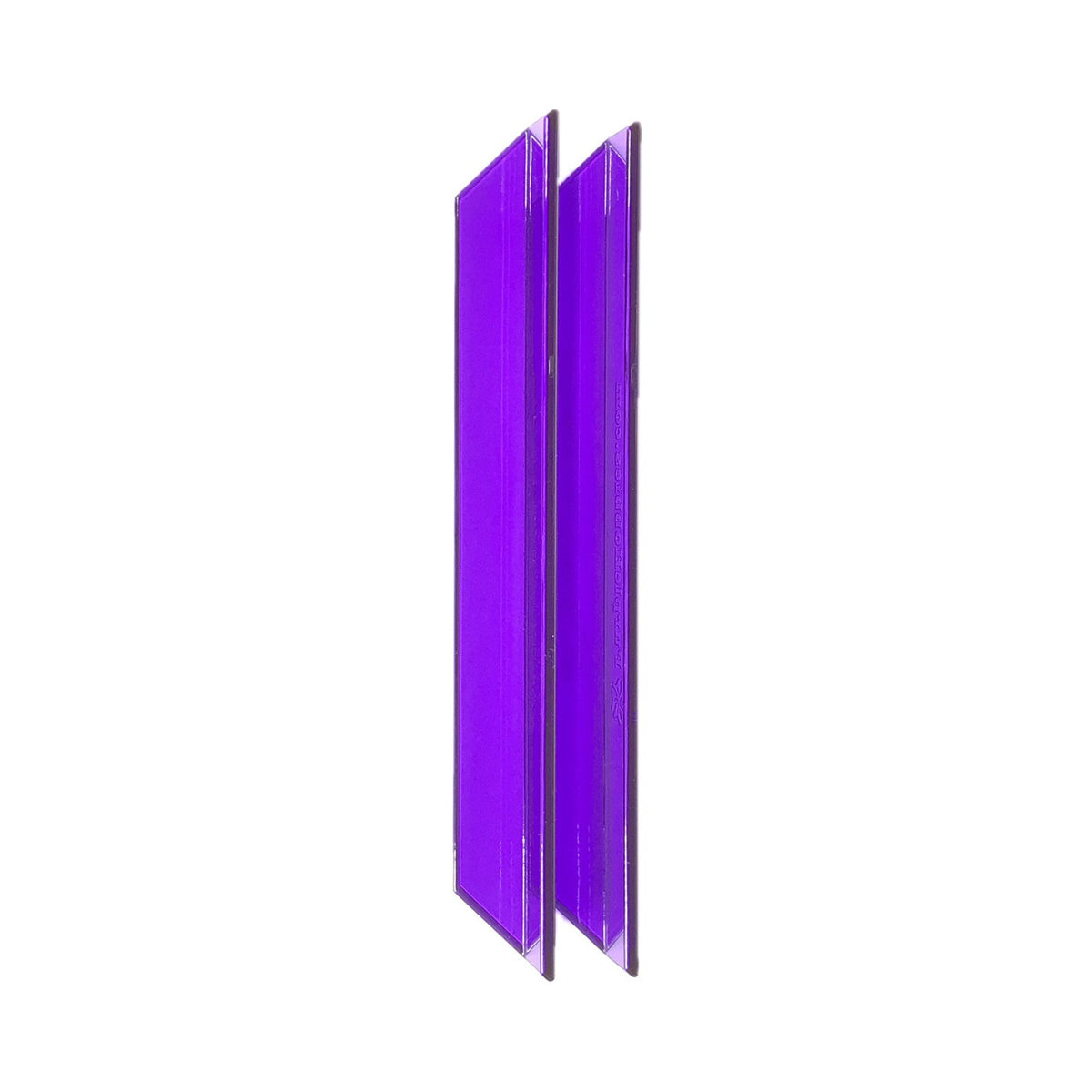 Transparent Ruler Handle 9.8in Purple