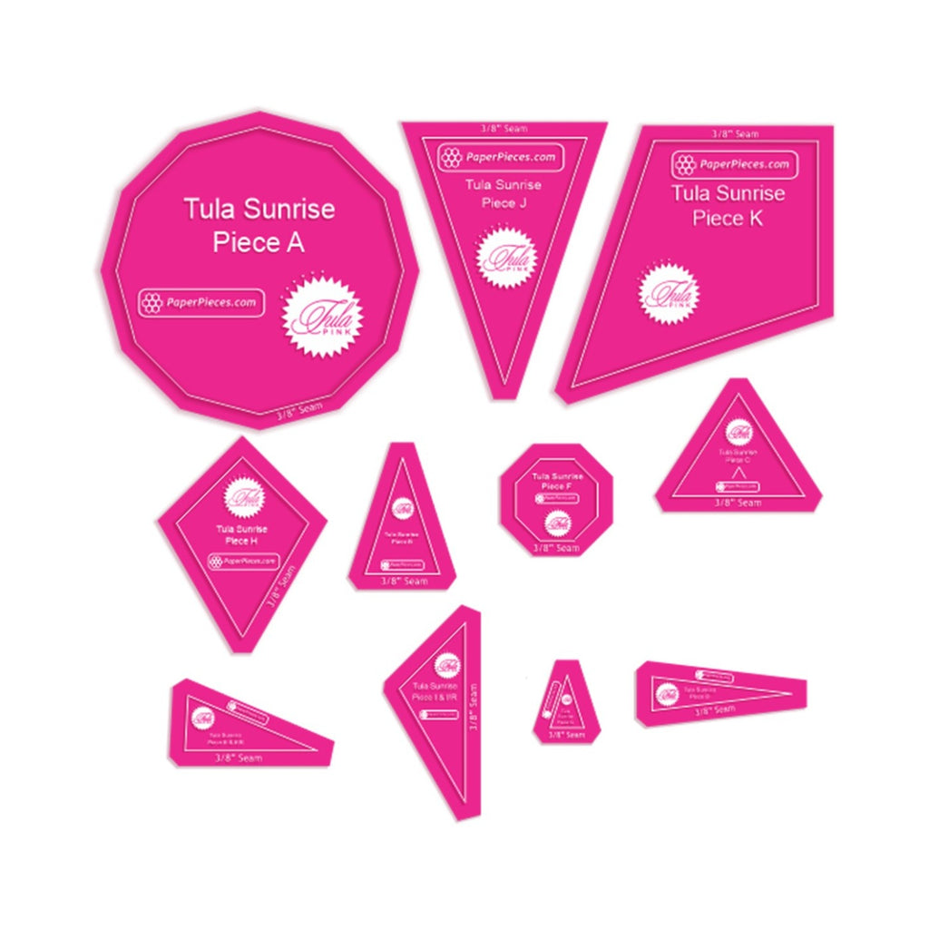 Tula Sunrise 11pc Acrylic Template Set