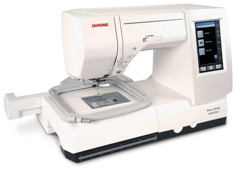 Janome Memory Craft 9850 Limited Edition Embroidery Machine
