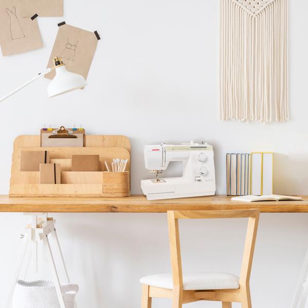 Janome Sewist 725S Sewing Machine in use