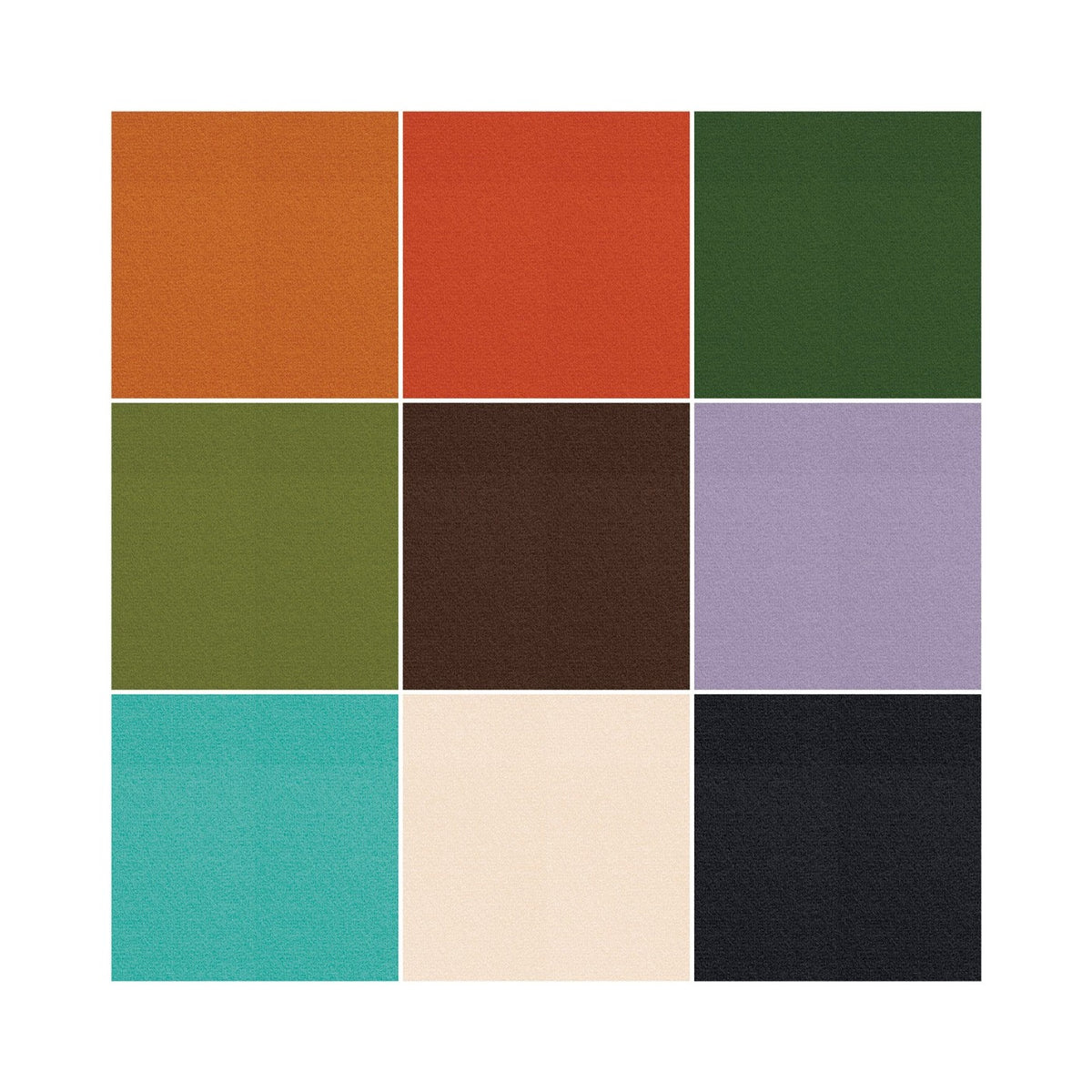 Wool Autumn 10in Squares, 9pcs/bundle