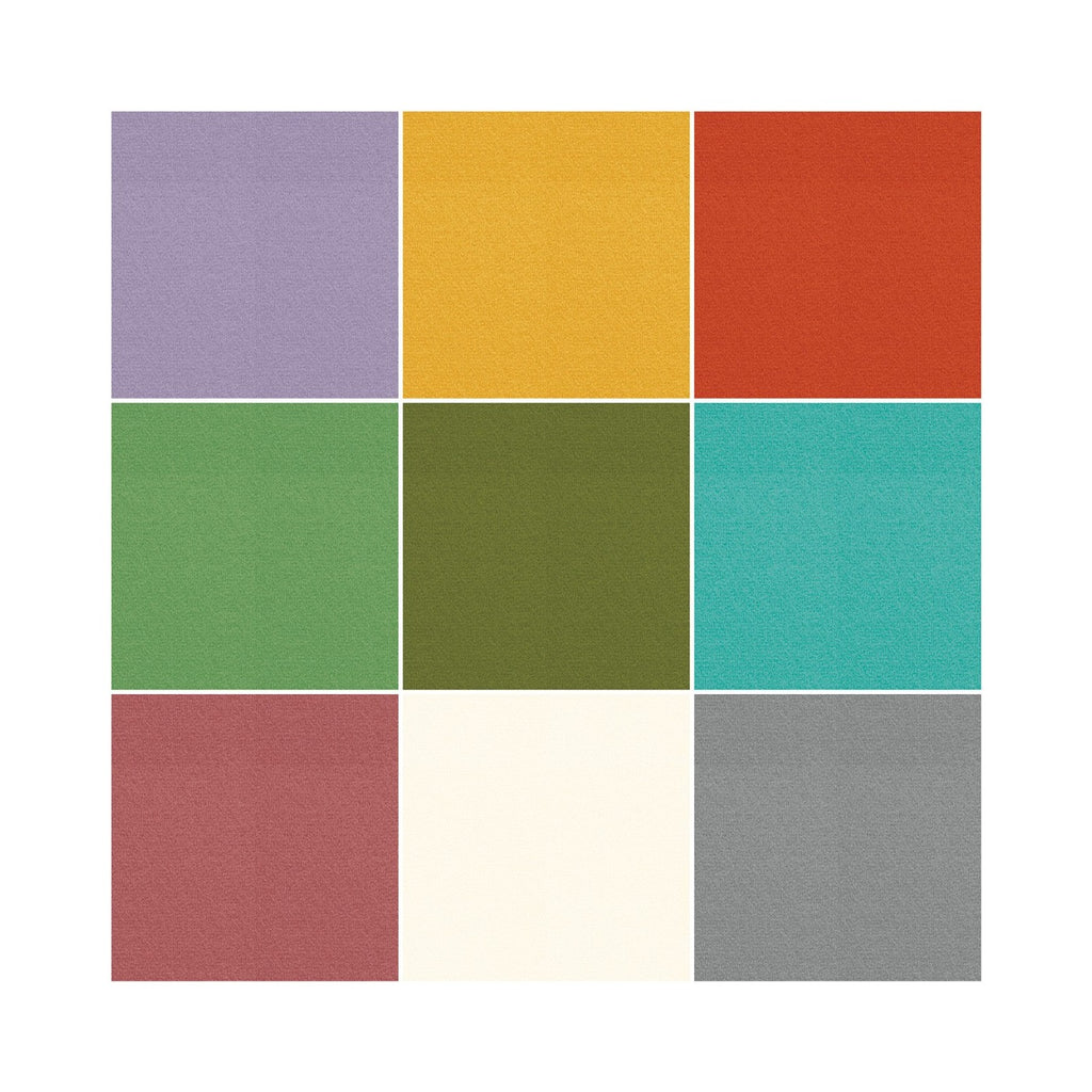 Wool Spring 10in Squares, 9pcs/bundle