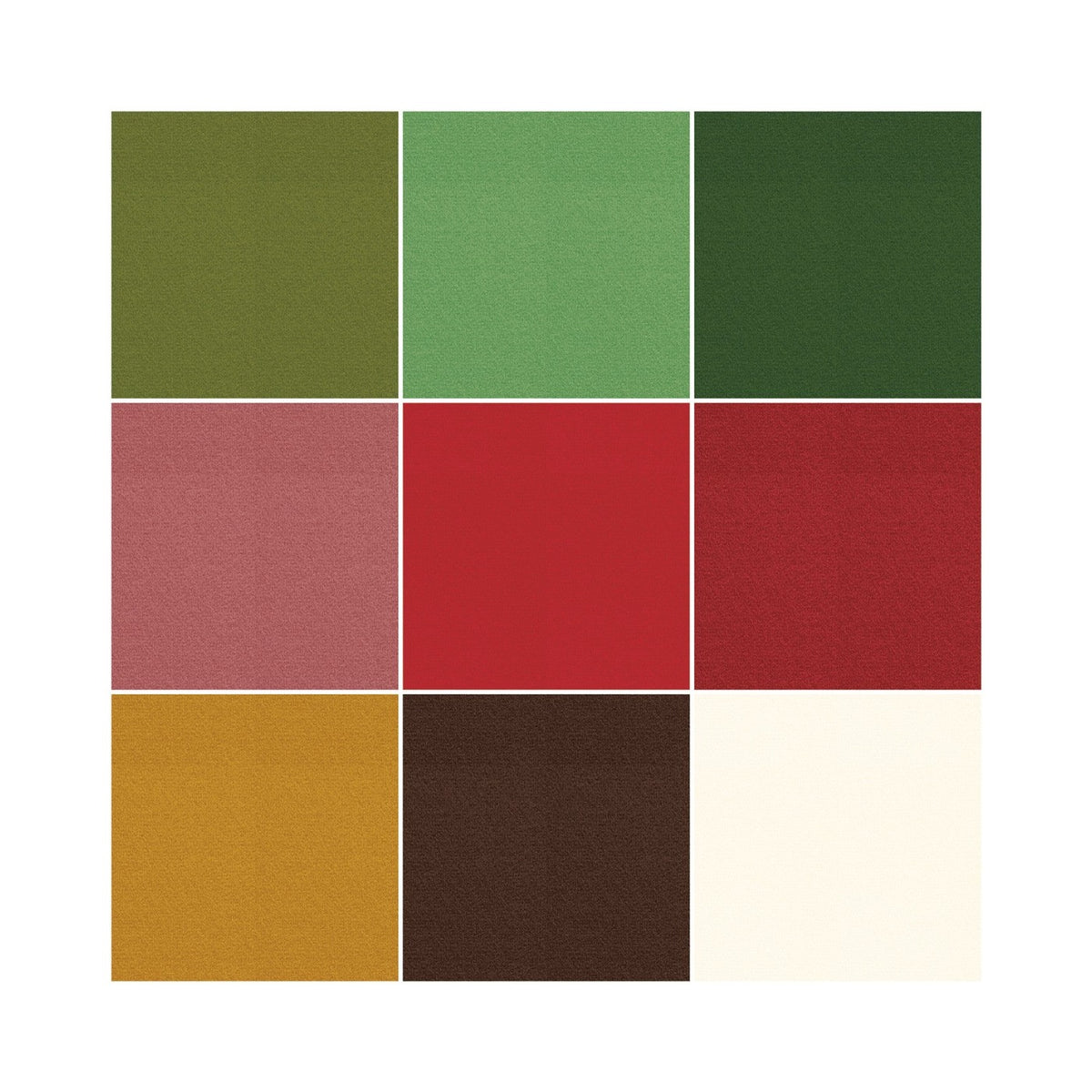 Wool Winter 10in Squares, 9pcs/bundle