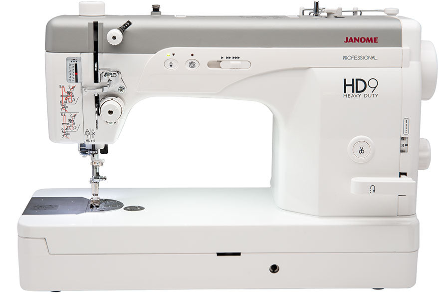 Janome HD9v2 Sewing Machine with its key features marked