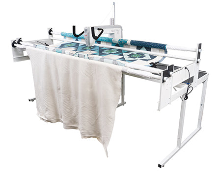 Janome Quilt Maker 15 Longarm Quilting Machine with its key features marked